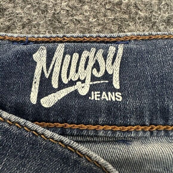 Mugsy Hamms Jeans Mens 31x29 Blue Stretch Straight Fit Denim Pants Casual Adult - Picture 10 of 11